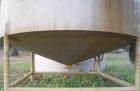 Used Tank, 1,500 Gallon, stainless steel, vertical. 84