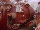 USED:Nooter vacuum receiver tank. Stainless steel, 1500 gallon,vertical. Dished heads. Measures 5'6