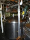 Used Norwalk Tank, 2000 Gallon,  stainless steel, vertical. 76