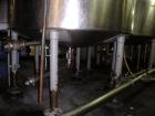 Used Norwalk Tank, 2000 Gallon,  stainless steel, vertical. 76