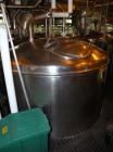 Used Norwalk Tank, 2000 Gallon,  Stainless Steel, Vertical. 76