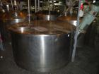 Used Norwalk Tank, 2000 Gallon,  stainless steel, vertical. 76