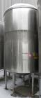 Used Norwalk Tank, 2000 Gallon, 316 Stainless Steel, Vertical. 76