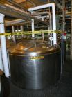 Used Norwalk Tank, 2000 Gallon,  Stainless Steel, Vertical. 76