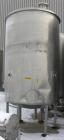 Used Norwalk Tank, 2000 Gallon, 316 Stainless Steel, Vertical. 76