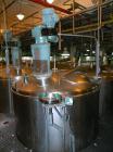 Used Norwalk Tank, 2000 Gallon,  stainless steel, vertical. 76