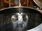 Used Norwalk Tank, 2000 Gallon,  stainless steel, vertical. 76