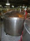 Used Norwalk Tank, 2000 Gallon, stainless steel, vertical. 76