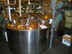 Used Norwalk Tank, 2000 Gallon,  stainless steel, vertical. 76