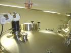 Used Mueller Agitated Tank, 1000 Gallon, Model F. 6' diameter x 4' straight side, dish top and bottom, off center 1 hp Lightnin agitator drive with mechanical seal, 230/460 volt, 3 blade turbine agit...