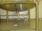 Used-Mueller Agitated Tank, 1000 Gallon, Model F. 6' diameter x 4' straight side, dish top and bottom, off center 1 hp Light...