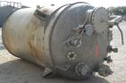 Used Mueller Pressure Tank, 2000 Gallon, Model F, 316L Stainless Steel, Vertical. 72