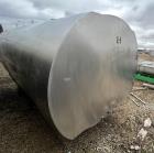 Horizontal Stainless Steel 1,250 Gallon Milk Tank