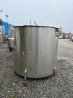 Used-Approximately 1300 Gallon Perma-San Vertical Stainless Steel Sanitary Tank