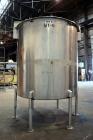 Used Perma-San Tank, 2000 Gallon, Model 2000 OVC, 304 Stainless Steel, Vertical. 84