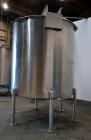 Used Perma-San Tank, 2000 Gallon, Model 2000 OVC, 304 Stainless Steel, Vertical. 84