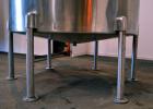Used Perma-San Tank, 2000 Gallon, Model 2000 OVC, 304 Stainless Steel, Vertical. 84