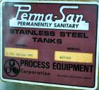 Used Perma-San Tank, 2000 Gallon, Model 2000 OVC, 304 Stainless Steel, Vertical. 84