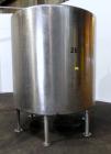 Used Perma-San Tank, 2000 Gallon, Model CVC, 304 Stainless Steel Vertical. 84