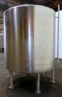 Used Perma-San Tank, 2000 Gallon, Model CVC, 304 Stainless Steel Vertical. 84