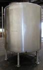 Used Perma-San Tank, 2000 Gallon, Model CVC, 304 Stainless Steel Vertical. 84