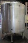 Used Perma-San Tank, 2000 Gallon, Model CVC, 304 Stainless Steel Vertical. 84
