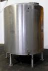 Used Perma-San Tank, 2000 Gallon, Model CVC, 304 Stainless Steel Vertical. 84
