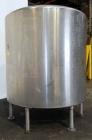 Used Perma-San Tank, 2000 Gallon, Model CVC, 304 Stainless Steel Vertical. 84