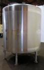 Used Perma-San Tank, 2000 Gallon, Model CVC, 304 Stainless Steel Vertical. 84