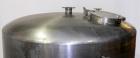 Used Perma-San Tank, 2000 Gallon, Model CVC, 304 Stainless Steel Vertical. 84