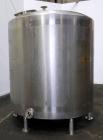 Used Perma-San Tank, 2000 Gallon, Model CVC, 304 Stainless Steel Vertical. 84