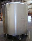 Used Perma-San Tank, 2000 Gallon, Model CVC, 304 Stainless Steel Vertical. 84