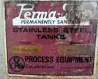 Used Perma-San Tank, 2000 Gallon, Model CVC, 304 Stainless Steel Vertical. 84