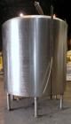Used Perma-San Tank, 2000 Gallon, Model CVC, 304 Stainless Steel Vertical. 84