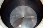 Used Perma-San Tank, 2000 Gallon, Model CVC, 316 Stainless Steel Vertical. 84” Diameter x 80” straight side. Dished top, coned bottom. Openings top 2”, 4”, 18” man way with cover, side 2”. 3” Center ...