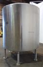 Used Perma-San Tank, 2000 Gallon, Model 2000 CVC, 304 Stainless Steel, Vertical. 84