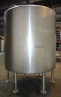 Used Perma-San Tank, 2000 Gallon, Model 2000 CVC, 304 Stainless Steel, Vertical. 84