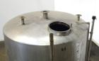 Used Perma-San Tank, 2000 Gallon, Model 2000 CVC, 304 Stainless Steel, Vertical. 84