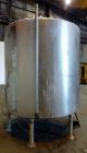 Used Perma-San Tank, 2000 Gallon, Model 2000 CVC, 304 Stainless Steel, Vertical. 84