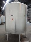 Used Perma-San Tank, 2000 Gallon, Model CVC, 304 Stainless Steel, Vertical. 84