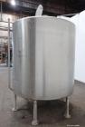 Used Perma-San Tank, 2000 Gallon, Model CVC, 304 Stainless Steel, Vertical. 84