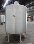 Used Perma-San Tank, 2000 Gallon, Model CVC, 304 Stainless Steel, Vertical. 84