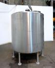 Used Perma-San Tank, 2000 Gallon, Model CVC, 304 Stainless Steel, Vertical. 84