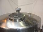 Used Perma-San Tank, 2000 Gallon, Model CVC, 304 Stainless Steel, Vertical. 84