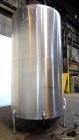 Used Perma-San Tank, 3000 Gallon, 304 Stainless Steel, Vertical.  Approximately 80