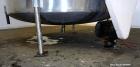 Used Perma-San Tank, 3000 Gallon, 304 Stainless Steel, Vertical.  Approximately 80