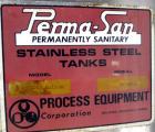 Used Perma-San Tank, 3000 Gallon, 304 Stainless Steel, Vertical.  Approximately 80
