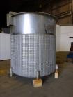 Used Perma-San Jacketed Mix Tank, 2,500 Gallon, 304 Stainless Steel, Vertical.