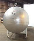 Used Perry Products Tank, 4700 Gallon, 304 Stainless Steel, Horizontal. Approximately 76
