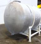 Used Perry Products Tank, 4700 Gallon, 304 Stainless Steel, Horizontal. Approximately 76